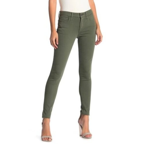 Joe's Jeans Denim - NWOT Joe's Jeans Skinny Slit Ankle High Rise Jeans in Kale Green 27